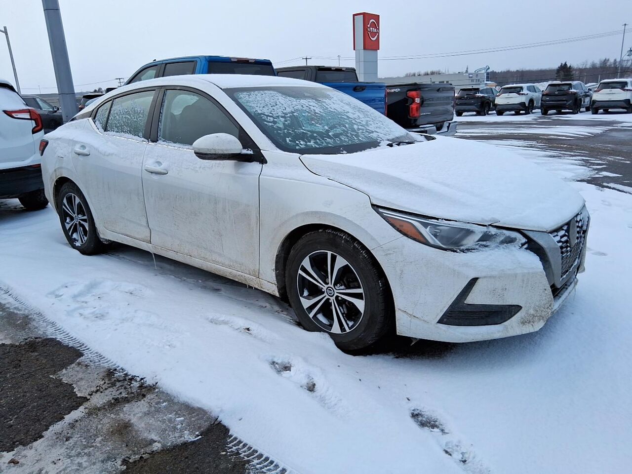 Nissan Sentra 2021 Blanc Qu&eacute;bec - photo #0