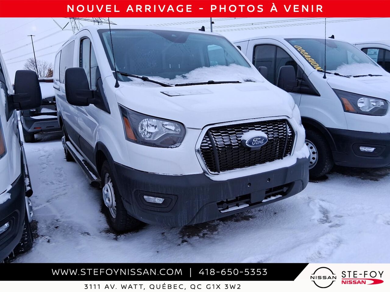 Ford Transit fourgon utilitaire 2023 Blanc Ste-Foy - photo #0