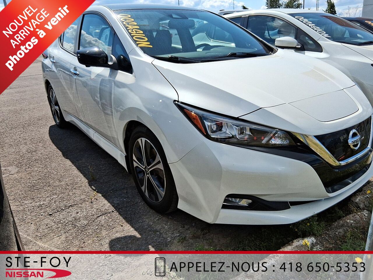 NISSAN LEAF SV 2023 Blanc Ste-Foy - photo #0