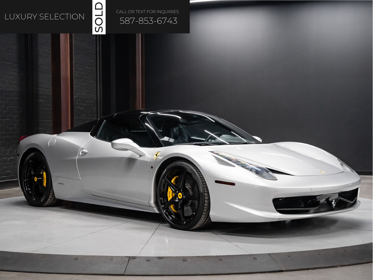 2013 Ferrari 458 Italia Spider | 4.5L N/A V8 pre-owned for sale in